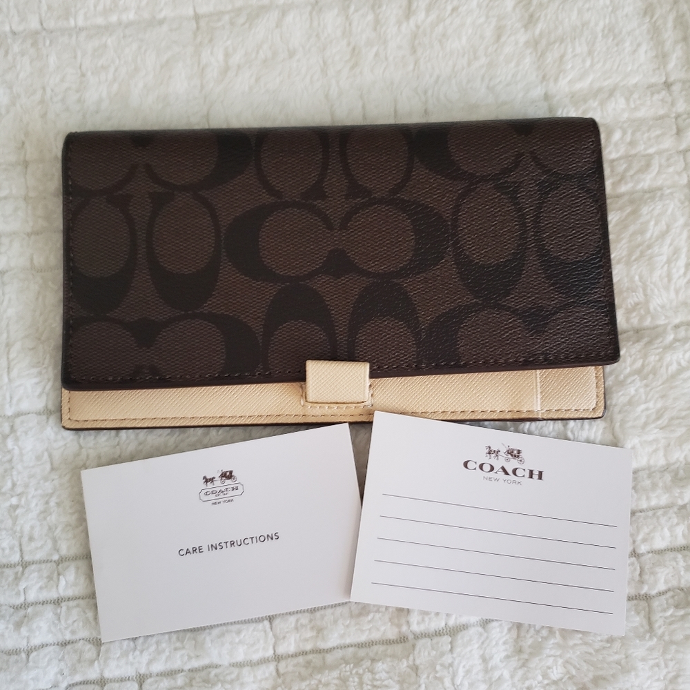 Coach Checkbook Holder
